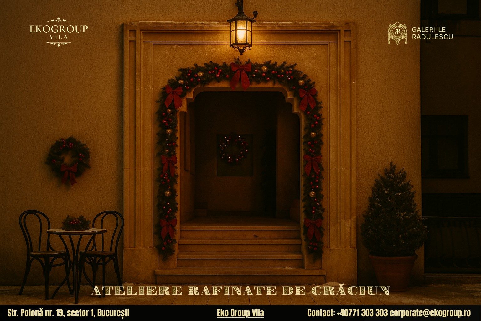 Activități de Crăciun ce redau farmecul epocii interbelice la Eko Group Vila